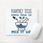 Farmacie Technieken weten hoe ze het moeten mengen Muismat (Met muis)