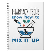 Farmacie Technieken weten hoe ze het moeten mengen Notitieboek (Voorkant)