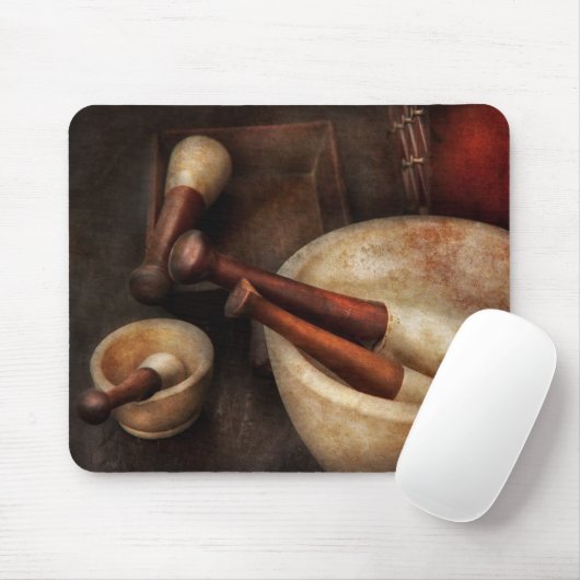 Farmacie - Terug naar de korst Muismat (Met muis)