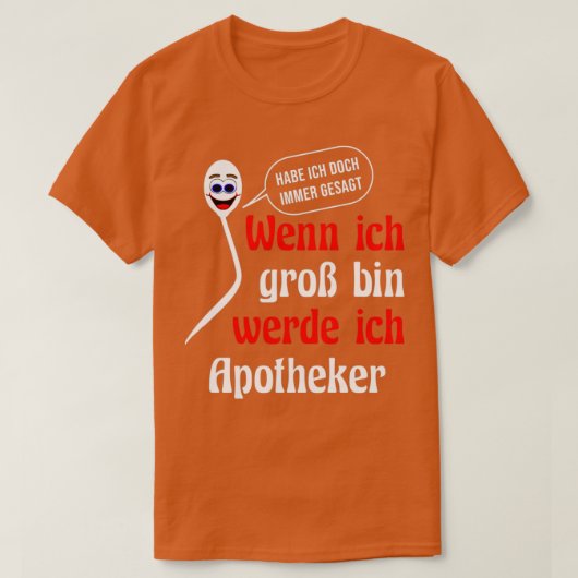 Farmacie verjaardagscollega grappige apotheker t-shirt (Design voorkant)