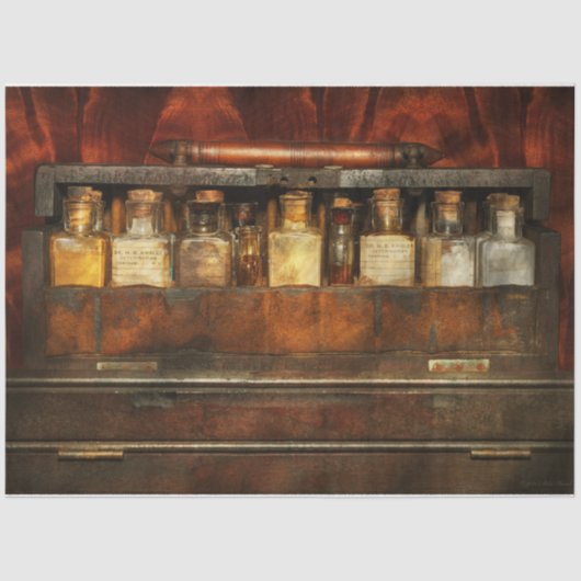 Farmacie - Veterinair bedrijf - Reizigende huisdie Tissuepapier (Voorkant)