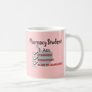 Farmaciestudent: "Klaar om te Afstuderen!!!" Koffiemok