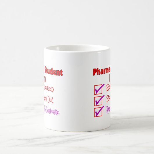Farmaciestudent "Stress, Exhausted" cadeaus Koffiemok (Center)