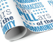 Farmacischer Are Pillars Funny Pharmacist Pharmacy Cadeaupapier (Rol Hoek)