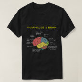 Farmacischer Brain Funny Pharmacist Pharmacy Techn T-shirt (Design voorkant)