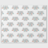 Farmacist Funny Geweldige apotheker Gift Cadeaupapier (Vlak)