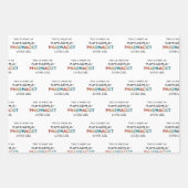 Farmacist Funny Geweldige apotheker Gift Inpakpapier Vel (Voorkant 3)