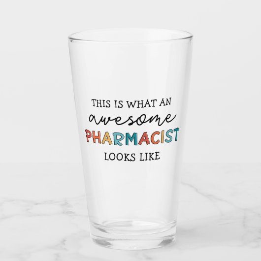 Farmacist Funny Geweldige apotheker Gifts Glas (Voorkant)