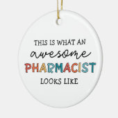 Farmacist Funny Geweldige apotheker Gifts Keramisch Ornament (Links)