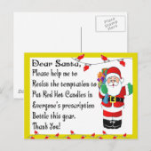 Farmacist Funny kerstcadeautjes Feestdagenkaart (Voorkant / Achterkant)