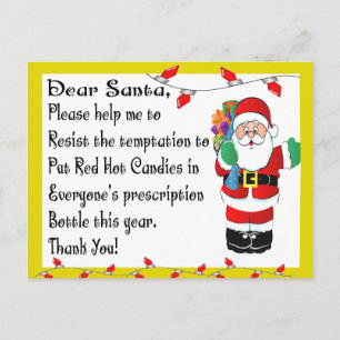 Farmacist Funny kerstcadeautjes Feestdagenkaart