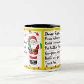 Farmacist Funny kerstcadeautjes Tweekleurige Koffiemok (Center)