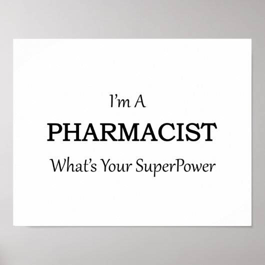 FARMACIST POSTER (Voorkant)
