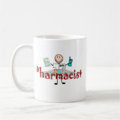 Farmacist Stick Person—Gifts Koffiemok (Links)
