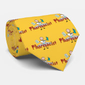 Farmacist Stick Person—Gifts Stropdas (Opgerold)