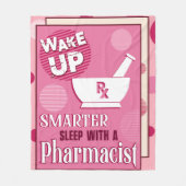 FARMACIST WAKE OP Pharmaceuticals Pills Fleece Deken (Voorkant)