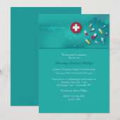 Farmacologie Afstuderen Invitation Kaart (Voorkant / Achterkant)