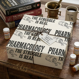 Farmacologie De Strijd Is Echt Grappig Apotheek Cadeaupapier