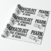 Farmacologie De Strijd Is Echt Grappig Apotheek Cadeaupapier (Uitgerold)