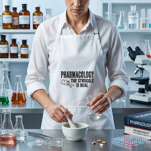 Farmacologie De Strijd Is Echt Grappig Apotheek Standaard Schort