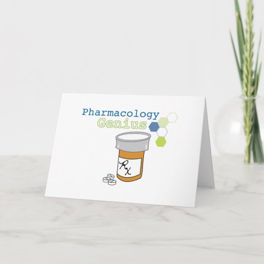 Farmacologie Genius Kaart (Voorkant)