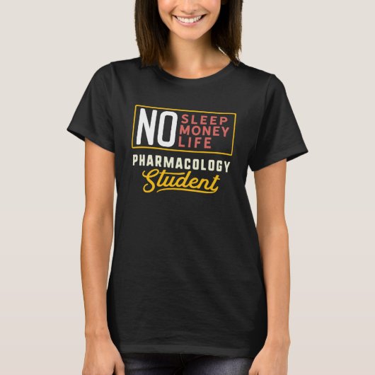 Farmacologie Major Studen Afstuderen T-shirt (Voorkant)