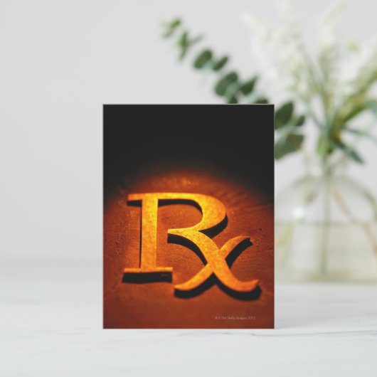 Farmacologische code briefkaart (Staand voorkant)