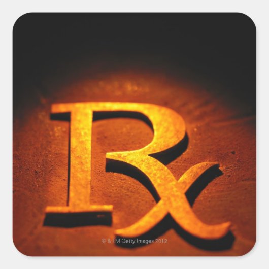 Farmacologische code vierkante sticker (Voorkant)