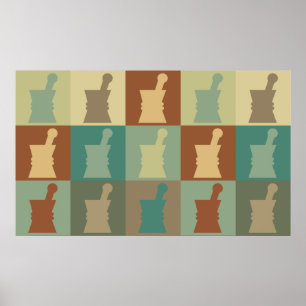 Farmacologische Pop Kunst Poster