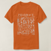 Farmacotherapeutische apotheker Tools  gegeten T-shirt (Design voorkant)