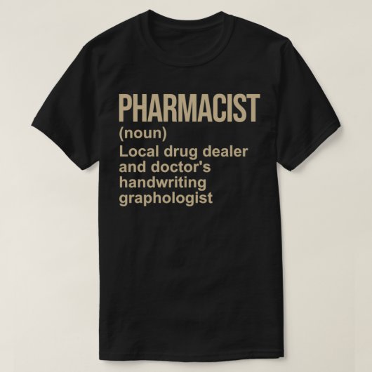 Farmacotherapeutische categorie 1 t-shirt (Design voorkant)