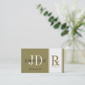 Farmacotherapeutische categorie: Antiek goud Visitekaartje (Staand voorkant)