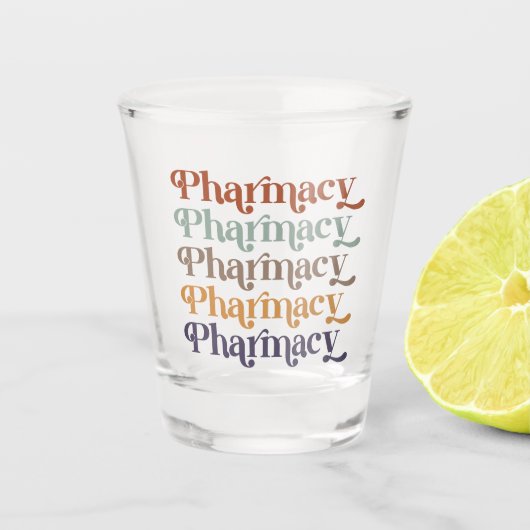 Farmacotherapeutische categorie: apotheker Student Shot Glas (Voorkant)