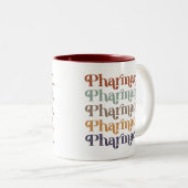 Farmacotherapeutische categorie: apotheker Student Tweekleurige Koffiemok (Voorkant rechts)