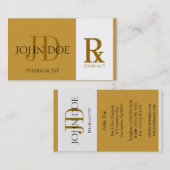 Farmacotherapeutische categorie: farmaceutisch gee visitekaartje (Voorkant / Achterkant)