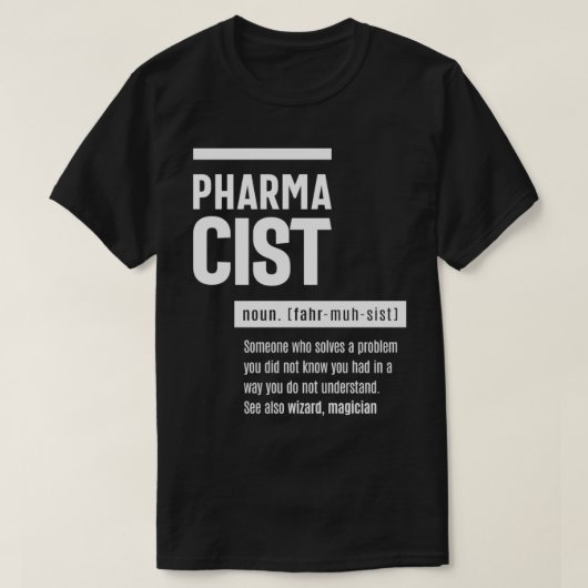 Farmacotherapeutische categorie Funny Gift T-shirt (Design voorkant)