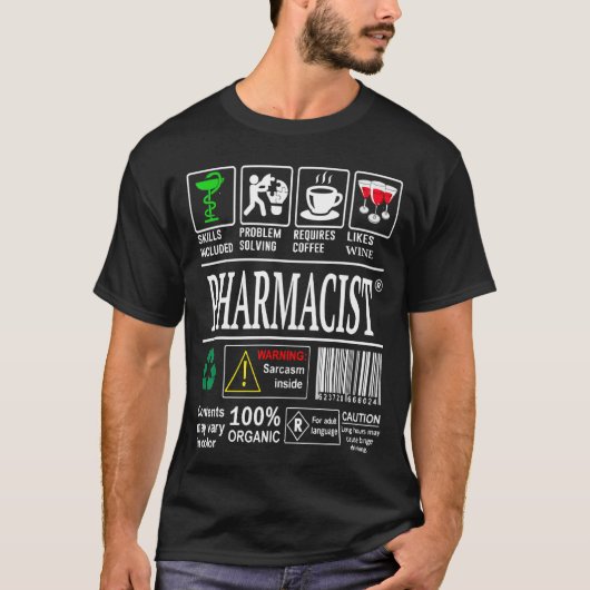 Farmacotherapeutische categorie omvat probleemoplo t-shirt (Voorkant)
