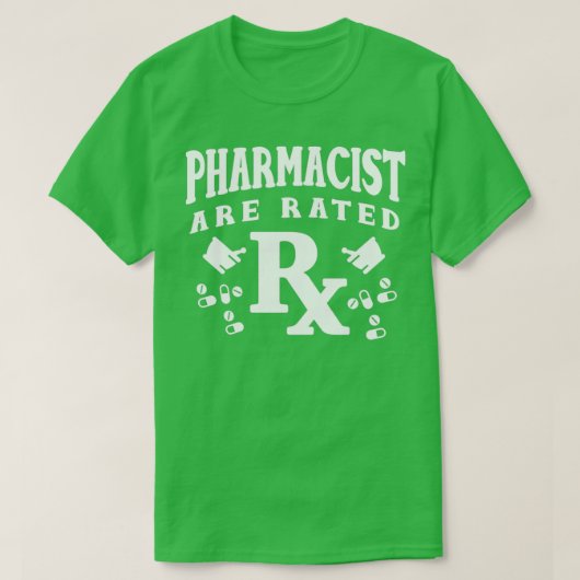 Farmacotherapeutische categorie: RxPharmacy Techni T-shirt (Design voorkant)