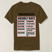 Farmacotherapeutische categorie Uurly rate 2 T-shirt (Design voorkant)