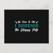 Farmacotherapeutische technicus Happy Pills apothe Briefkaart (Voorkant)