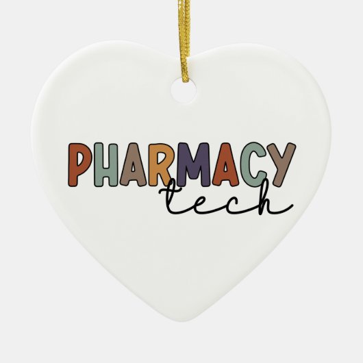 Farmacotherapeutische technicus keramisch ornament (Voorkant)