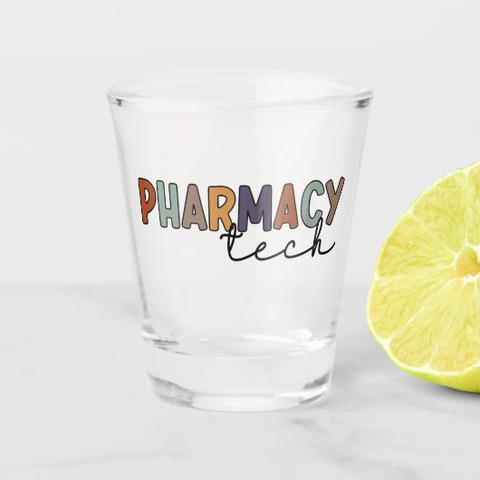 Farmacotherapeutische technicus shot glas (Voorkant)