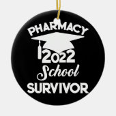 Farmacotherapie 2022 Afstuderen Farmacie Survivor6 Keramisch Ornament (Voorkant)