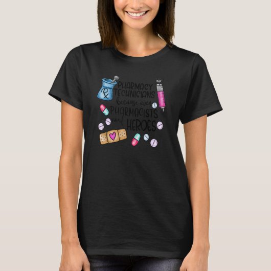 Farmacotherapie apotheker Pharm Tech T-shirt (Voorkant)
