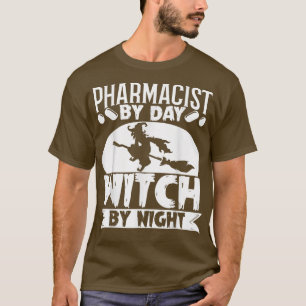 Farmacotherapie bij Dag Witch bij Night Halowee T-shirt