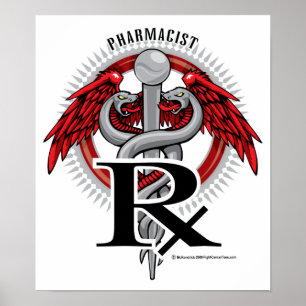 Farmacotherapie Caduceus Poster