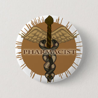 Farmacotherapie Caduceus Ronde Button 5,7 Cm