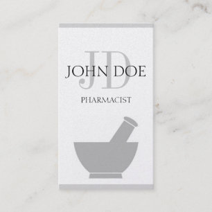 Farmacotherapie Compounding Pharmacy Mortar Pestle Visitekaartje