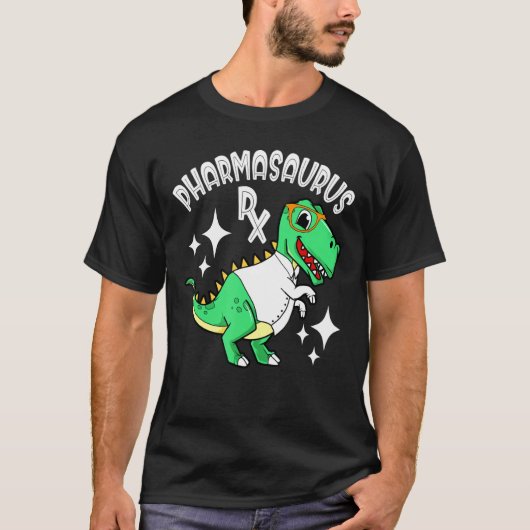 Farmacotherapie Farmacotherapie Pharmasaurus Rx T-shirt (Voorkant)