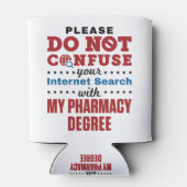 Farmacotherapie Funny Quote Pharmacy Grage Blikjeskoeler (Achterkant)